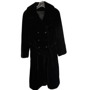 Vintage Borgazio Career‎ Original Bunker Ramo Faux Fur Coat Women's 8